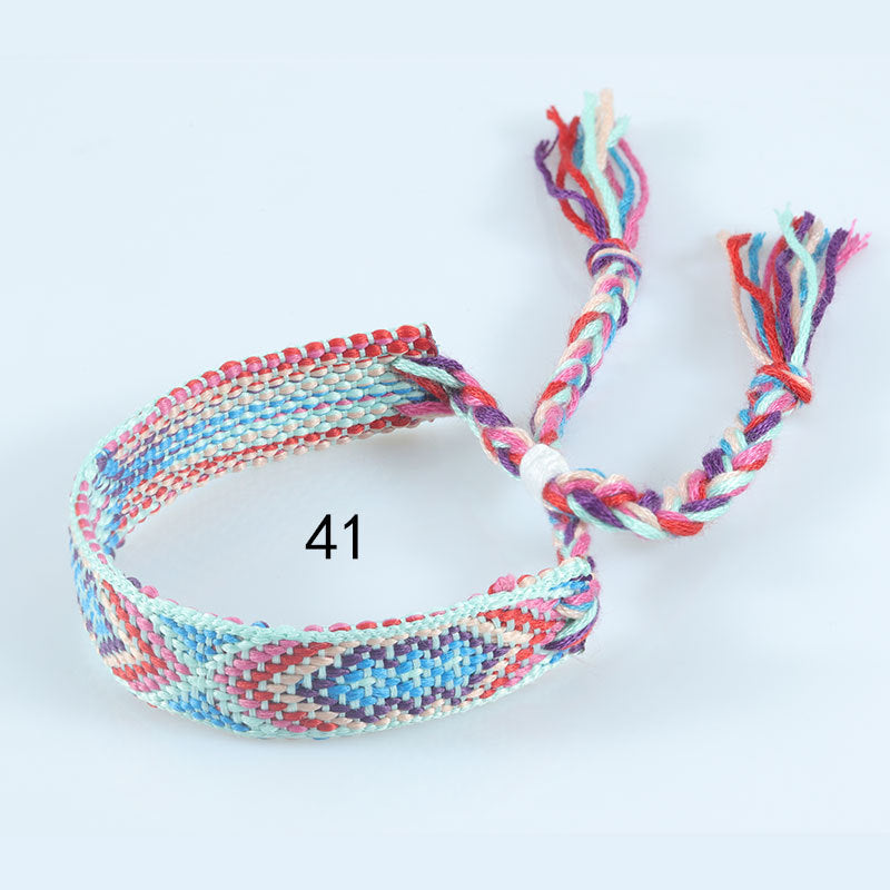 Style Woven Colorful Tassel Lucky Friendship Bracelets