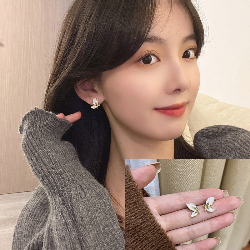 Women's Needle Korean Simple Niche Temperament Personalized Earrings