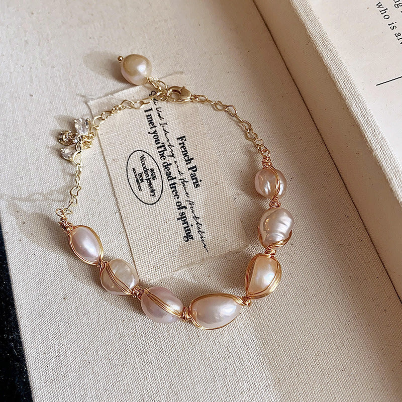 Elegant Freshwater Pearl Simple High Sense Bracelets