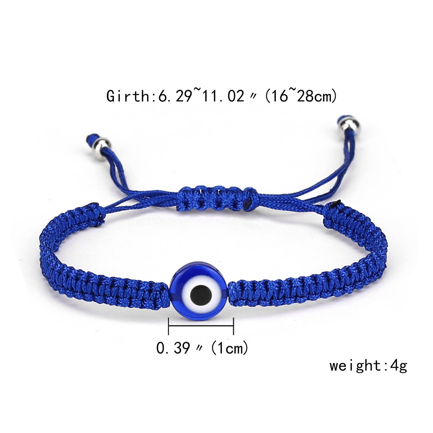 Turkish Blue Eyes Hand Weaving Adjustable Seven Bracelets