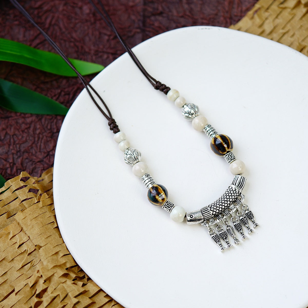 Style Personality Plenty Of Fish Ceramic Female Necklaces