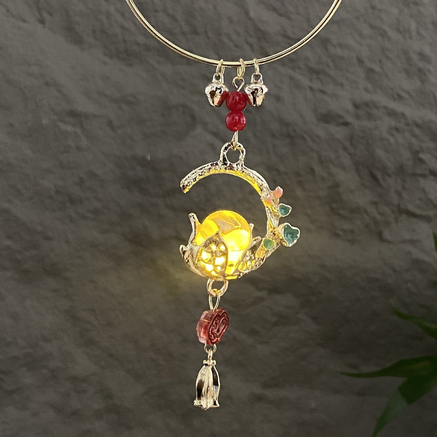 Lantern Luminous Palace Style With Light Antique Daily Han Bracelet