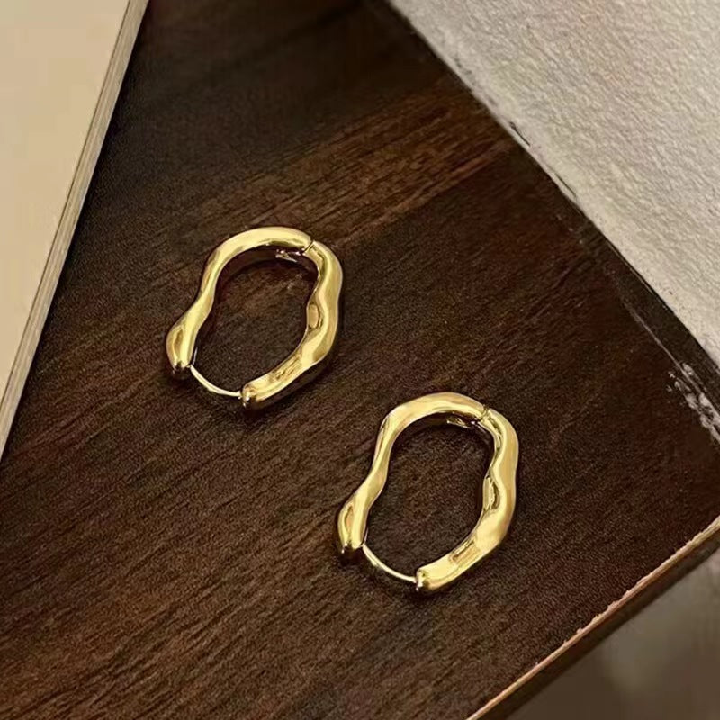 Women's Ear Clip Sier Trendy Simplicity Temperament Earrings