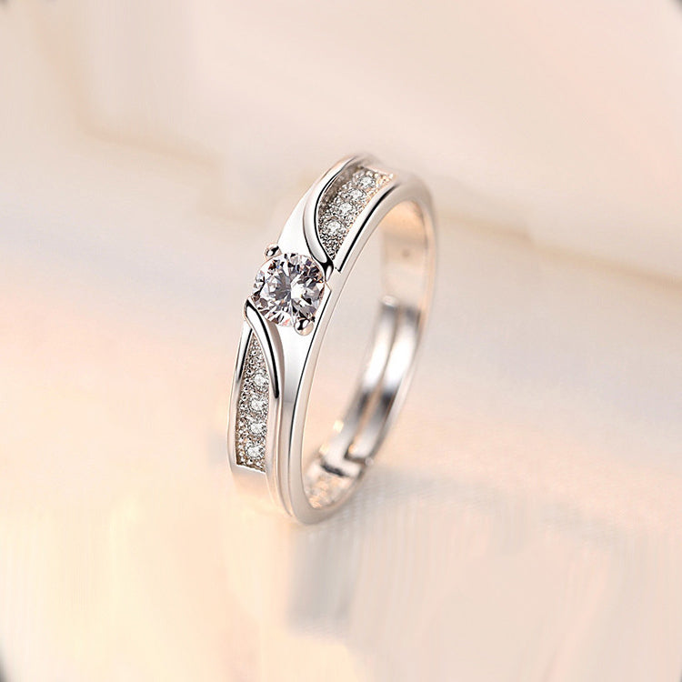 Eternal Oath Couple Niche Open Gift For Rings