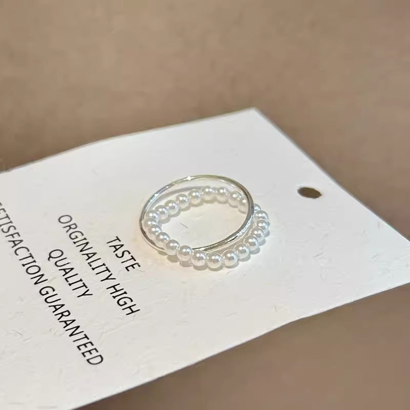 Bow Cross Female Light Luxury High-grade Rings