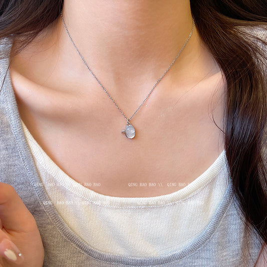 Sense Lucky Kitten Titanium Steel Female Fashion Necklaces