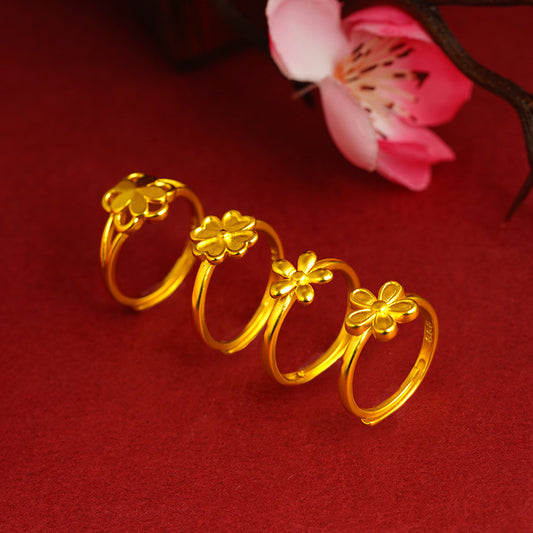 Women's Exquisite Adjustable Loose Hand Jewelry Little Rings