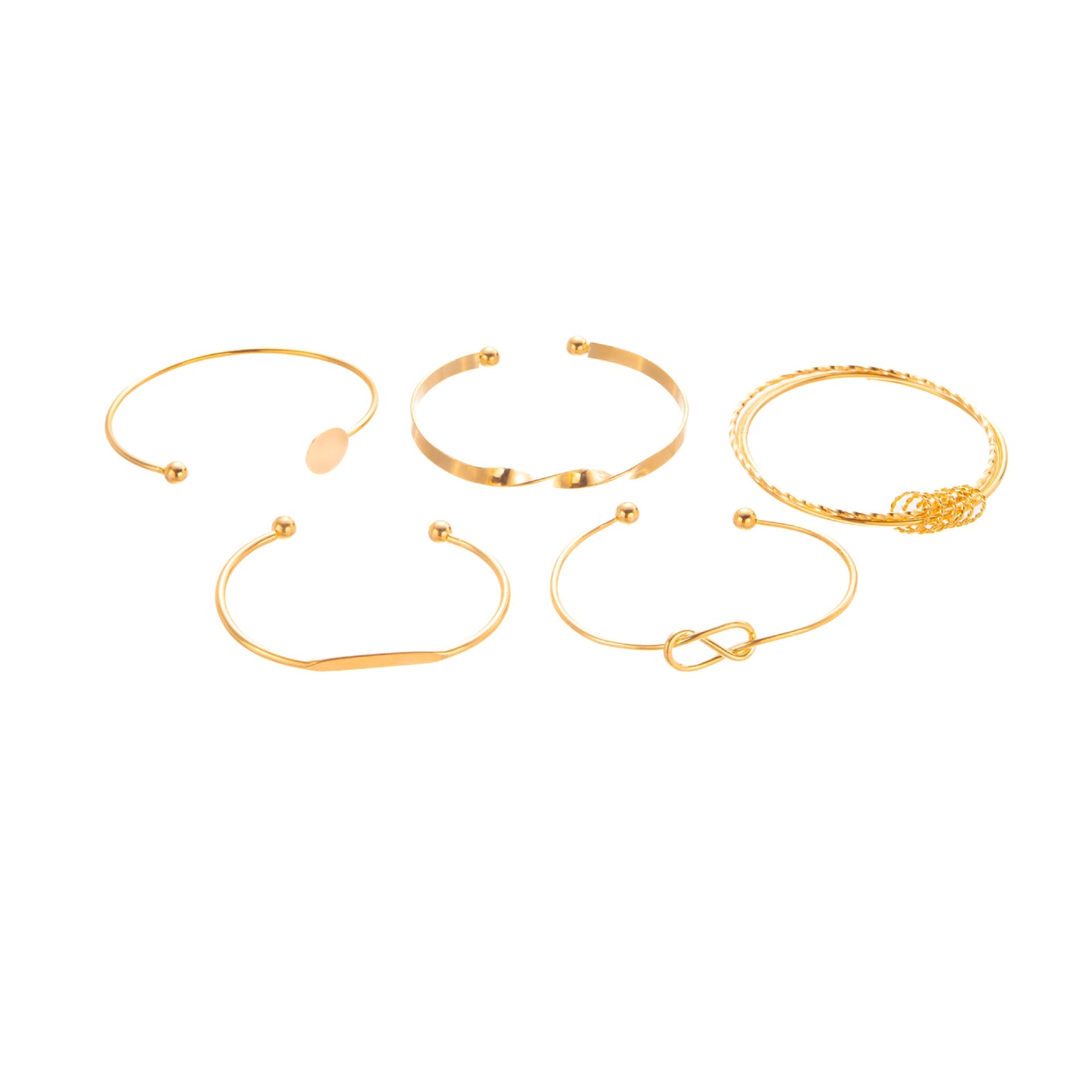 Personalized Exaggerated Simple Geometric Irregular Daily Matching Commuter Open-ended Bracelet