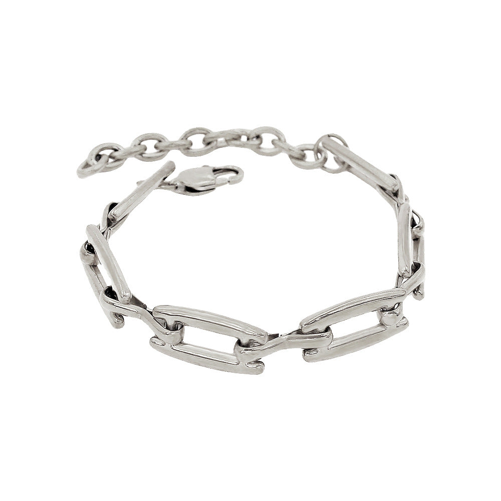 Trendy Stainless Gold Handmade Chain Waterproof Jewelry Set