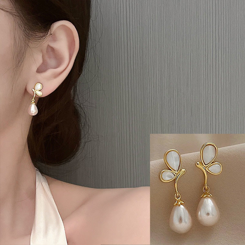 Women's Needle Korean Simple Niche Temperament Personalized Earrings