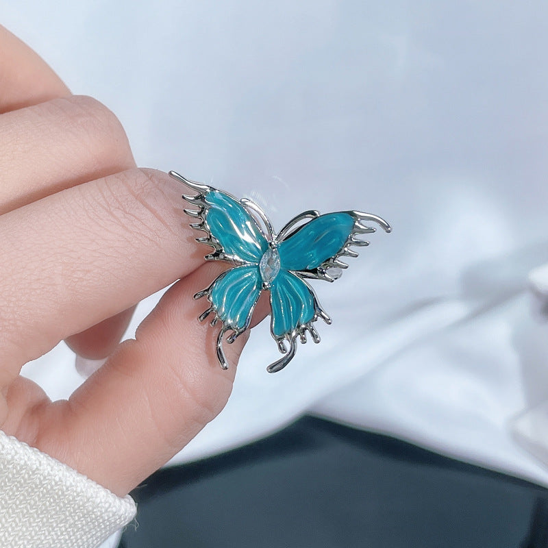 Women's Irregular Butterfly Opening Cold Style Fashionable Rings