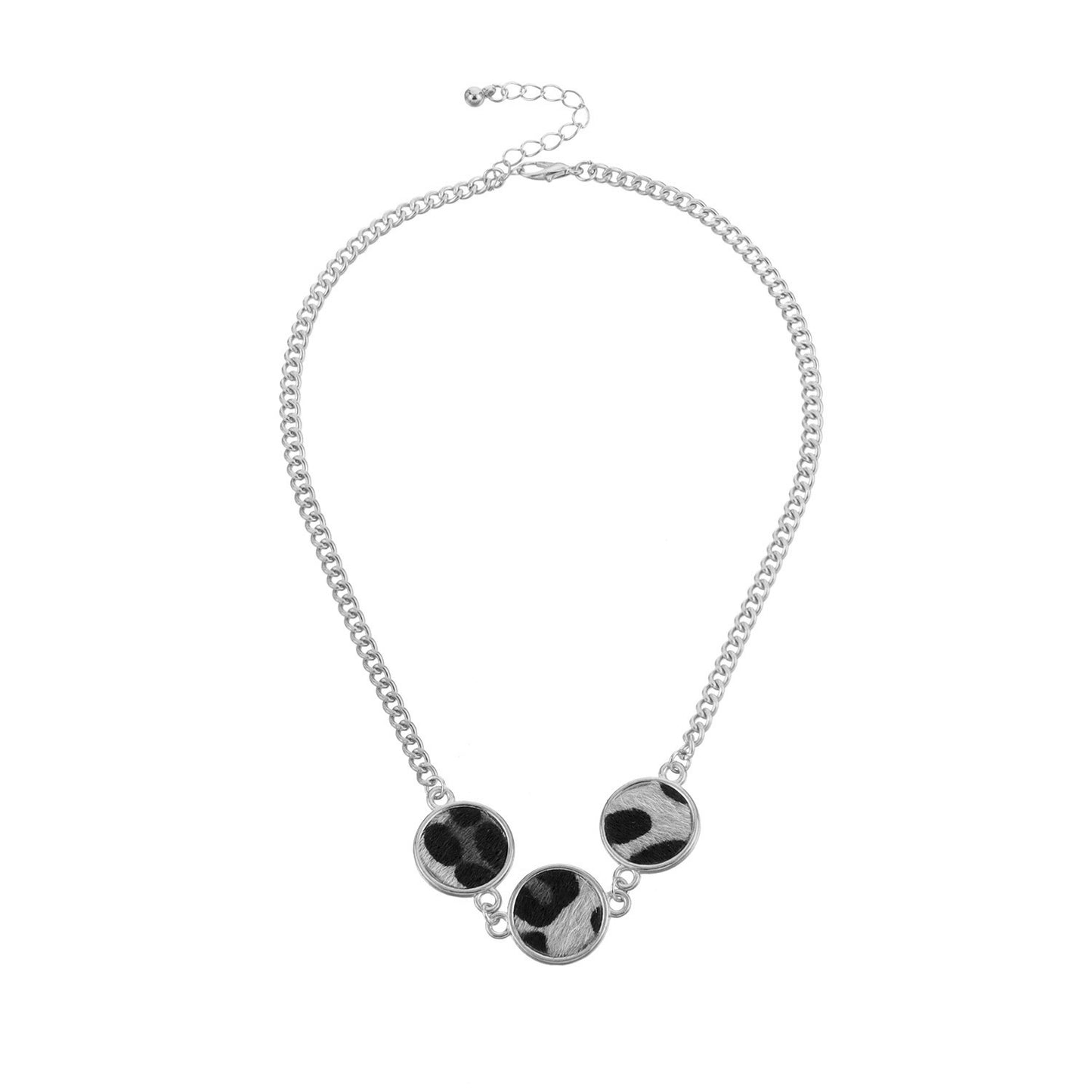 Fashion Leopard Print Wafer Trend Female Necklaces