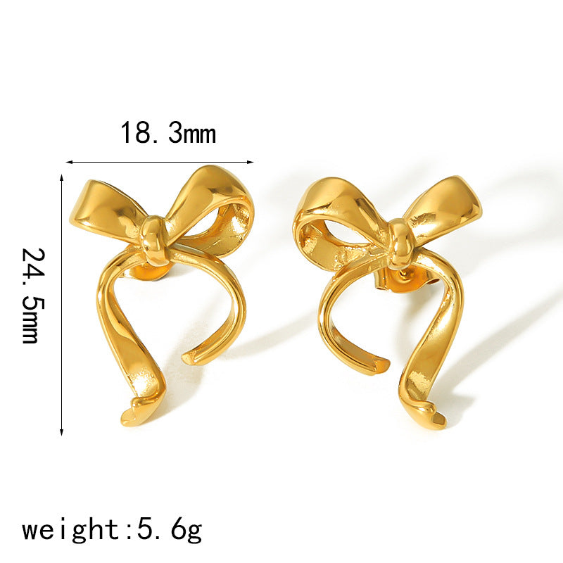 Women's Titanium Steel Light Luxury High Sense Earrings