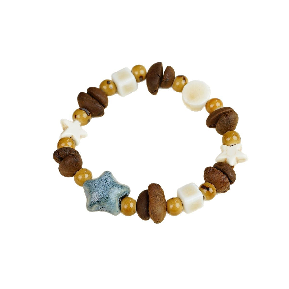 Women's Ceramic Coffee Beans Refreshing High-grade Chinese Bracelet