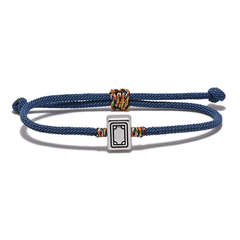 Export Personalized Ancient Retro Mahjong Fortune Bracelet