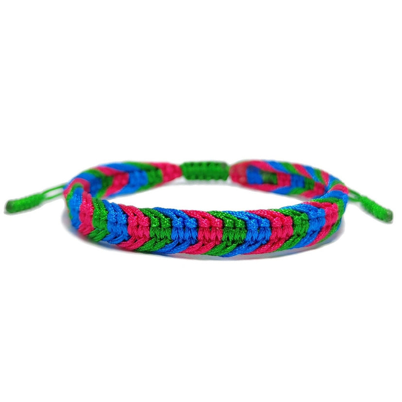 Hand Woven Rope Flag Color Matching Bracelets