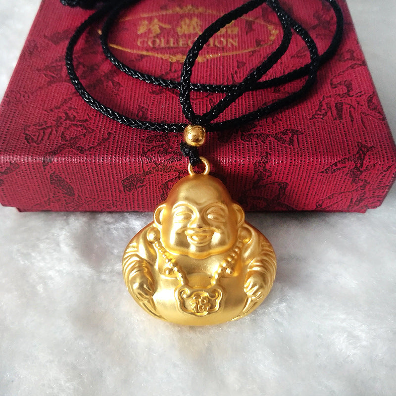 Buckle Prayer Wheel Sweater Chain Ethnic Necklaces