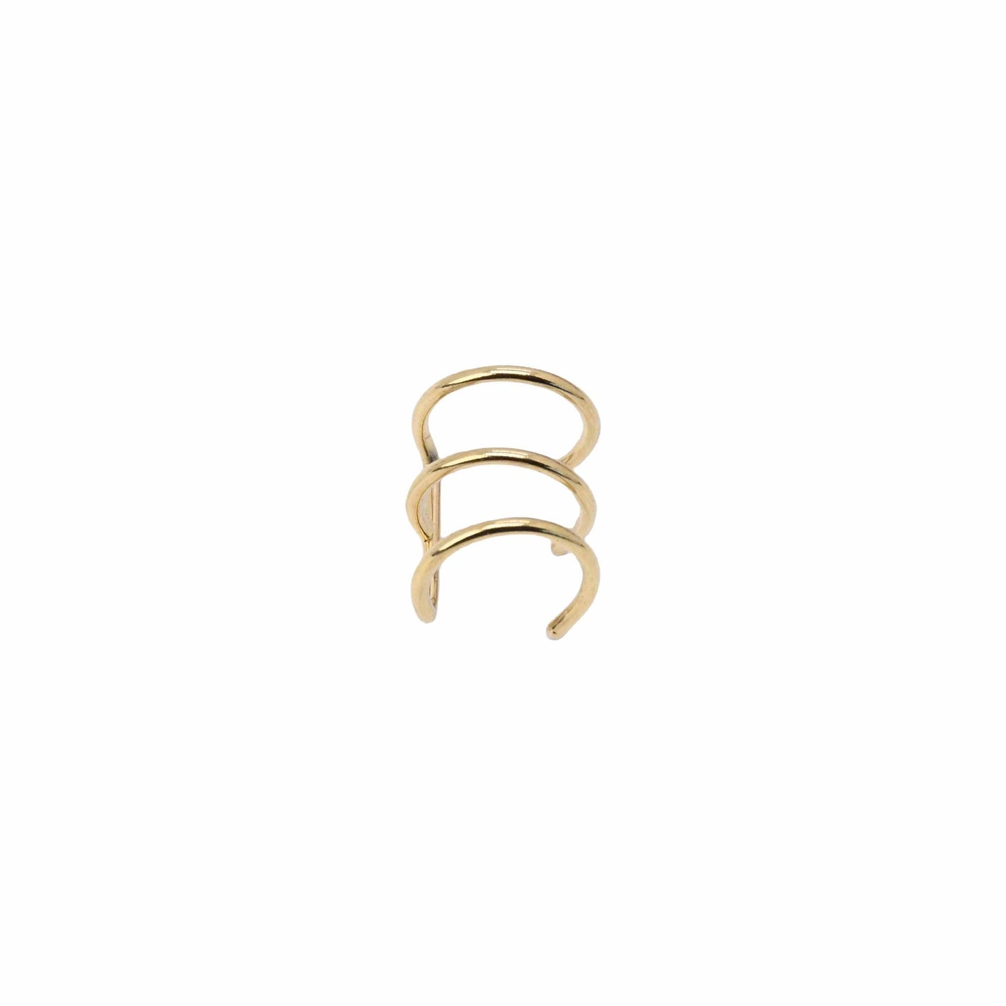 Stainless Steel Three-ring Unisex Electroplated Body Piercing Ear Clip