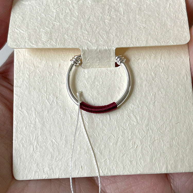 Women's Rope Simple Chinese Advanced Sense Tail Rings