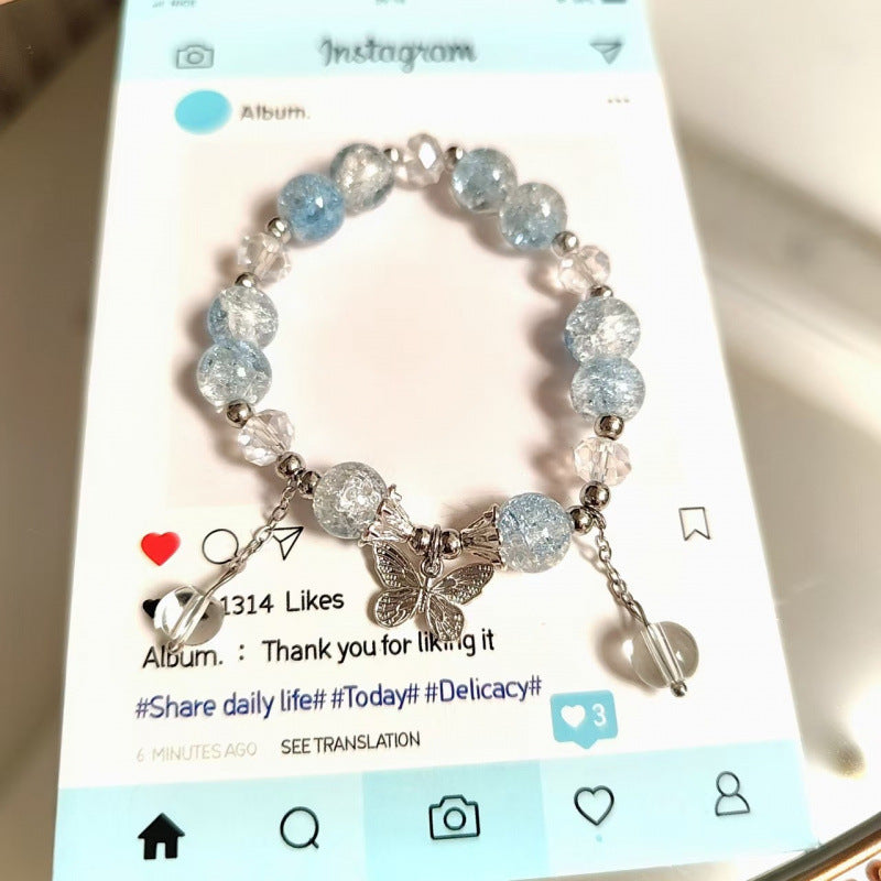 Moon Glazed Female Design Simple High Sense Versatile Bracelet