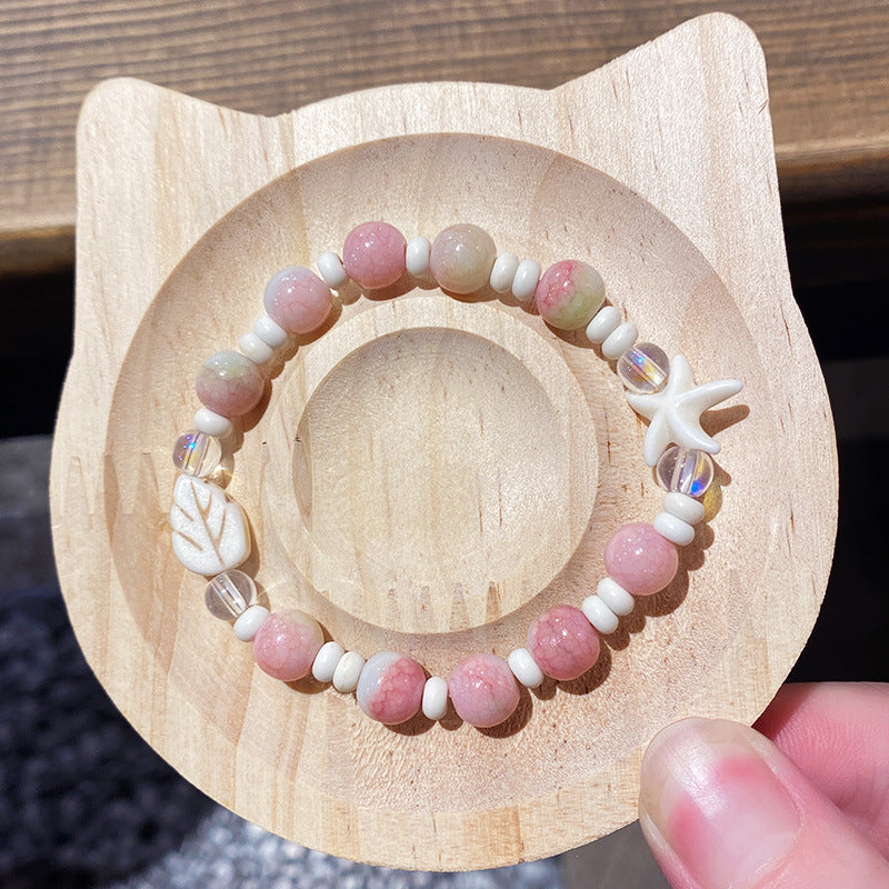 Children's Ceramic Niche High-grade Beaded Cute Small Bracelets