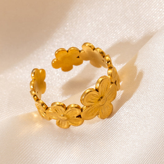 Fashion Rhinestone Zircon Open End Circle Rings