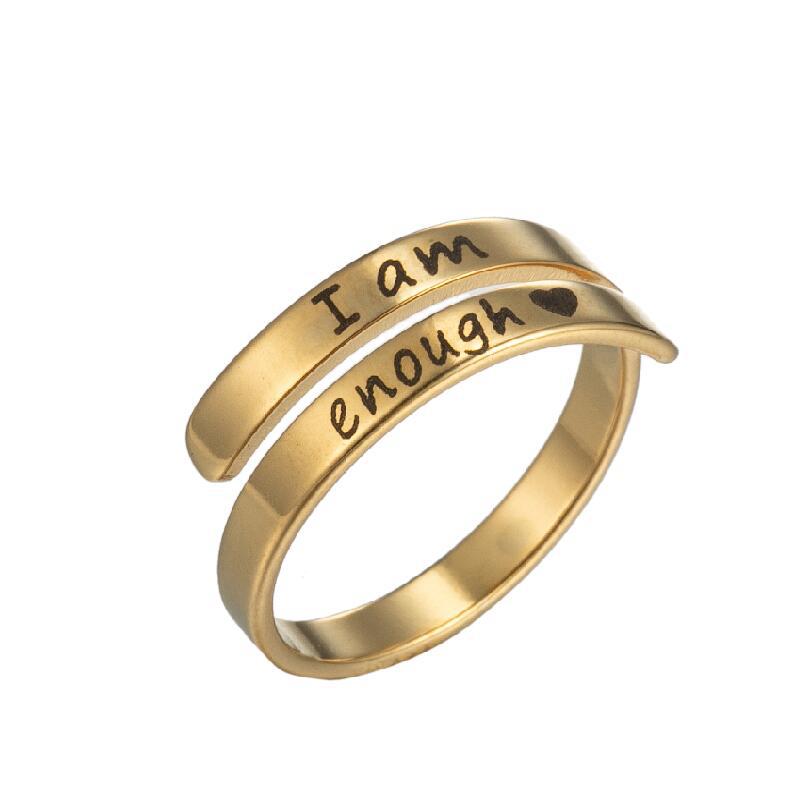 Women's Vintage Open Fashion Stainless Steel Adjustable Rings