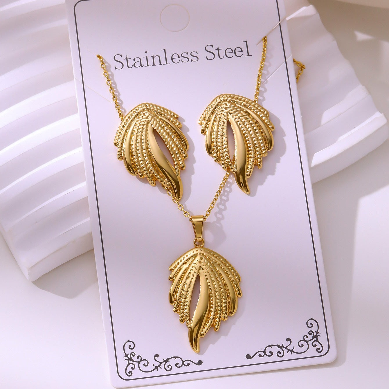 Hydraulic Suit Butterfly Love Irregular Personality Jewelry Set
