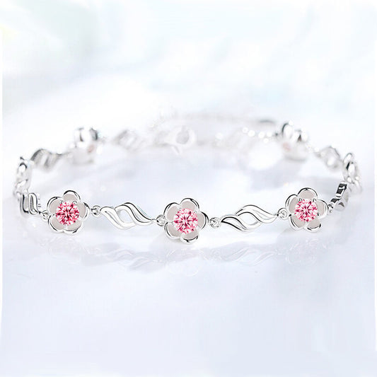 Korean Girlfriends Five Flowers Sweet Super Fairy Small Gifts Bracelets