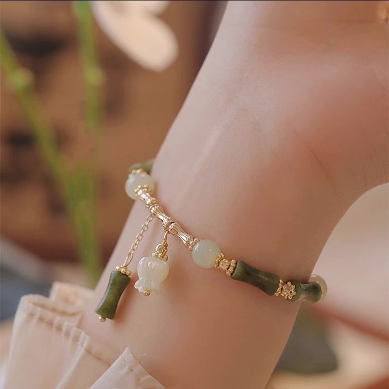 Style Traditional Bamboo Female Design Trendy Bracelets