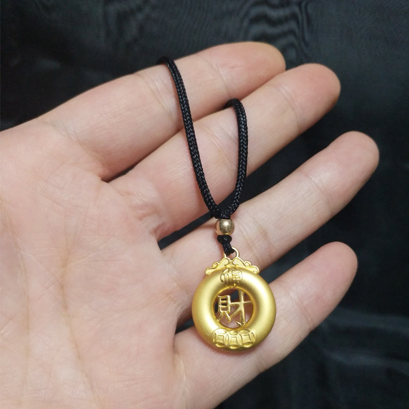 Buckle Prayer Wheel Sweater Chain Ethnic Necklaces