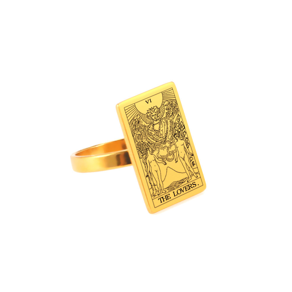 Women's & Men's Stainless Steel Personality Fashion Gift For Rings