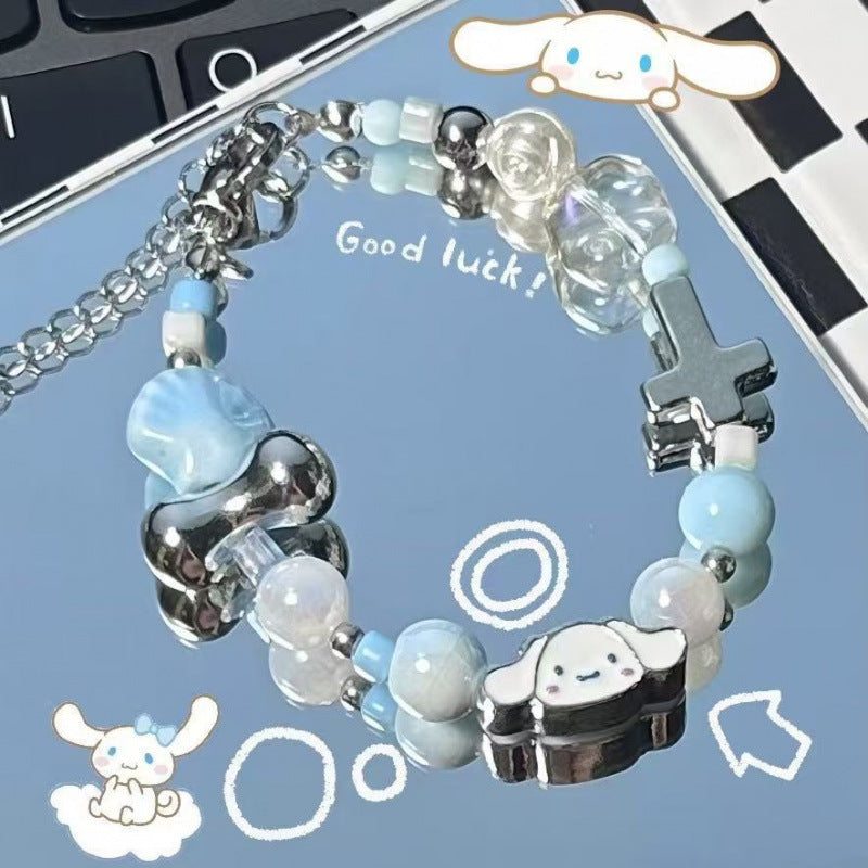 Moon Glazed Female Design Simple High Sense Versatile Bracelet