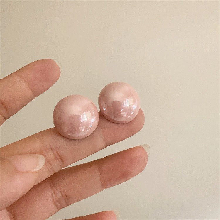 Cold Style Elegance Retro Pearl Exaggerated Stud Earrings