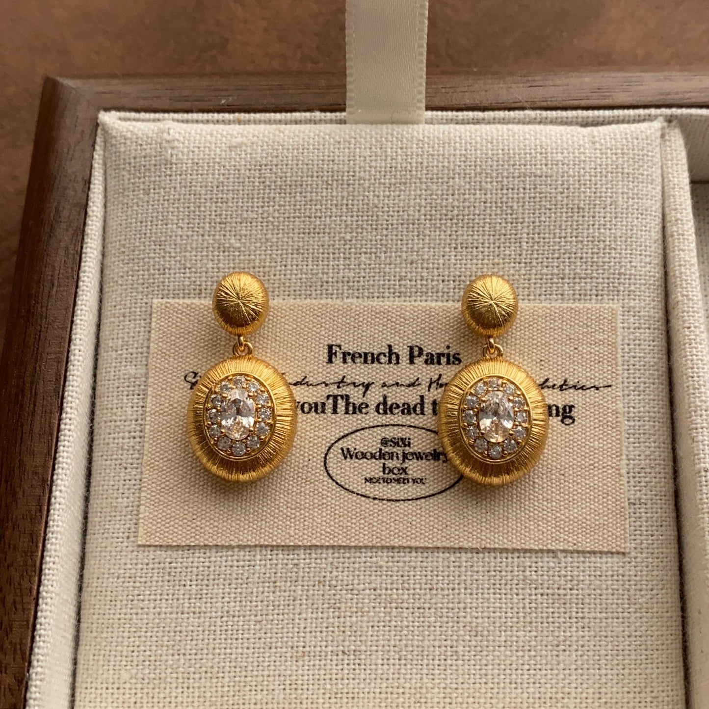 Flower Simple Elegance Retro Elegant Natural Soft Earrings