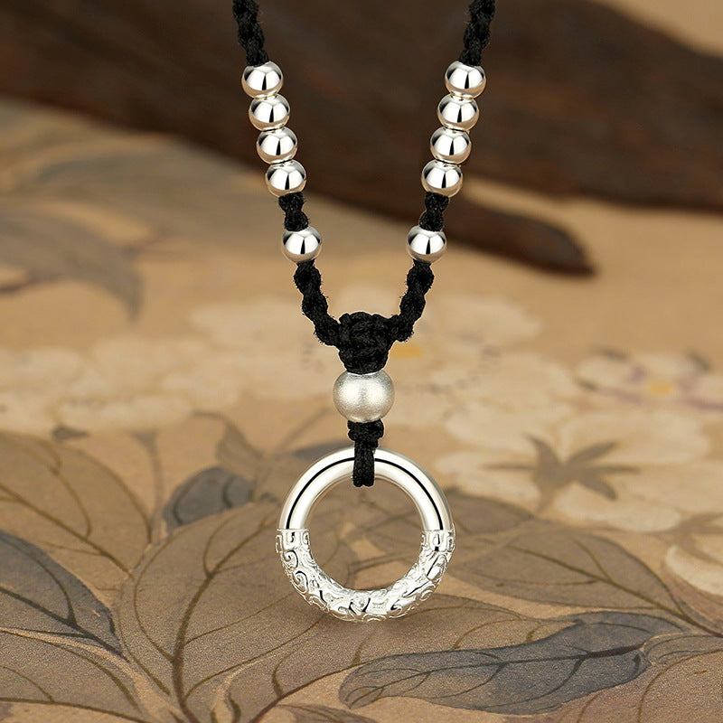 Affordable Luxury Niche Personality Woven Black Necklaces