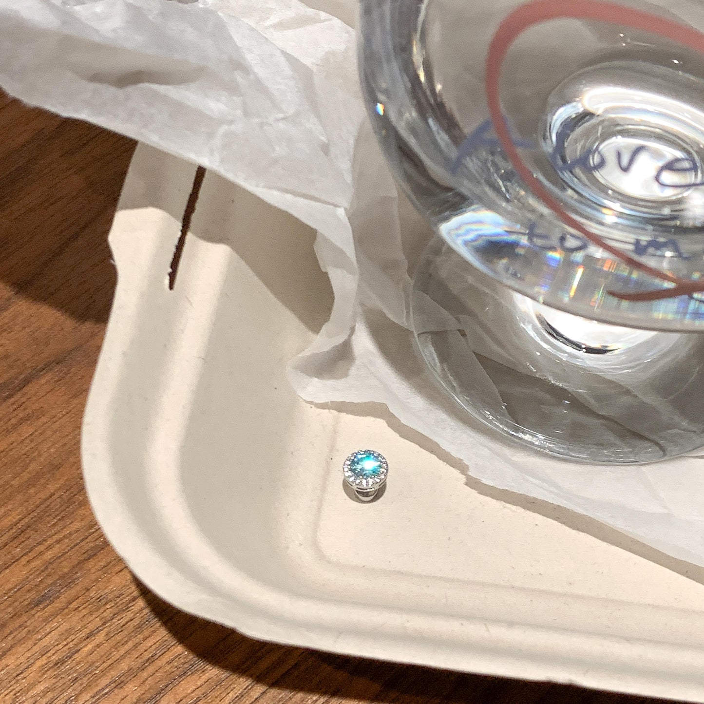 Bone Nail Screw Flat Ear Pin Female Temperament Earrings