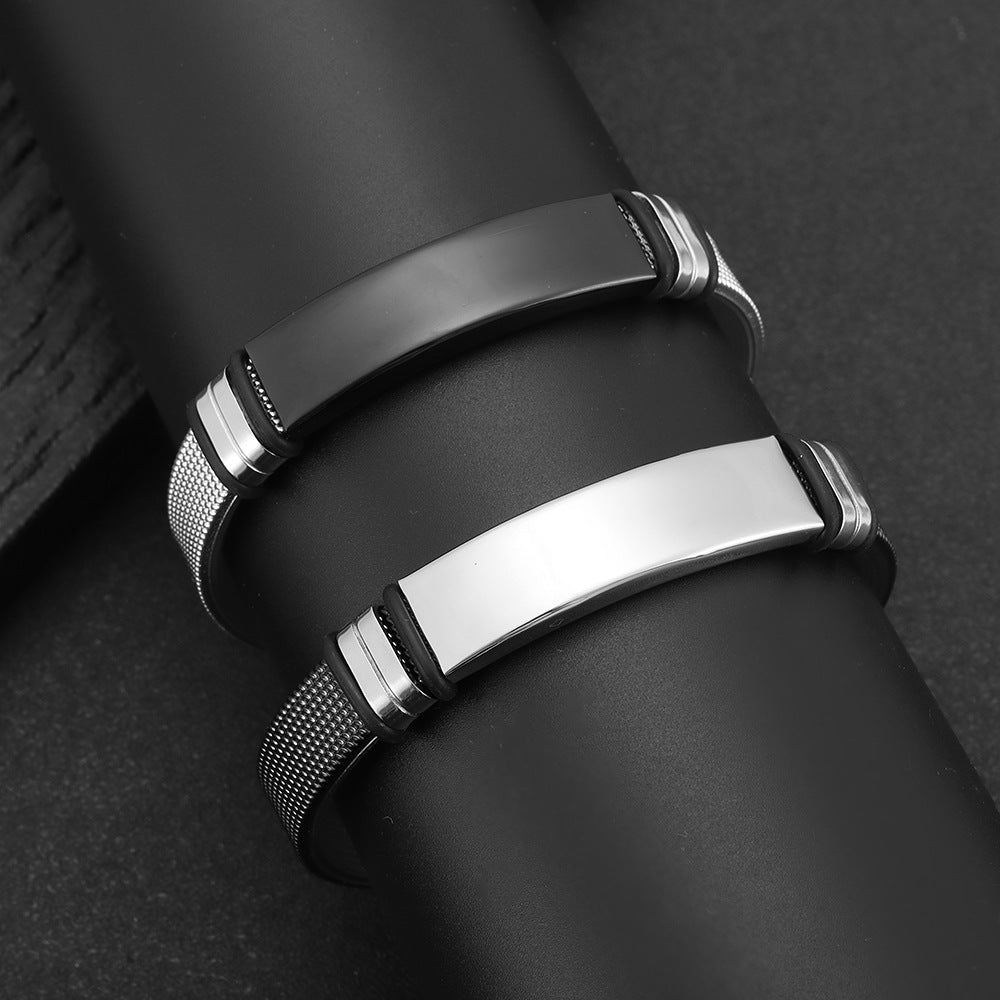 Men's Titanium Steel Popular Simplicity Can Be Bracelets