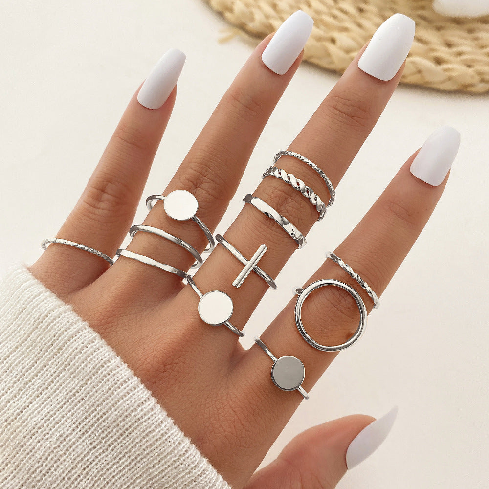 Joint Round Aircraft Twist With Diamond Suit Rings