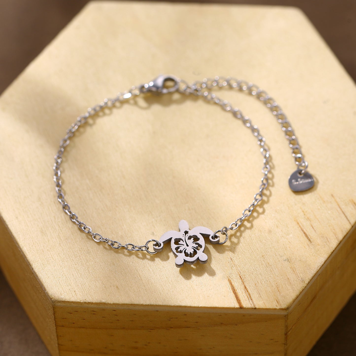 Turtle Ocean Style Cute Hollow Flower Bracelet
