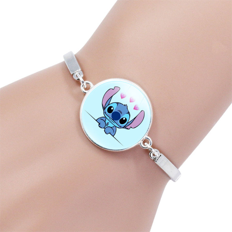 Star Stitch Cartoon Pattern Time Stone Bracelets