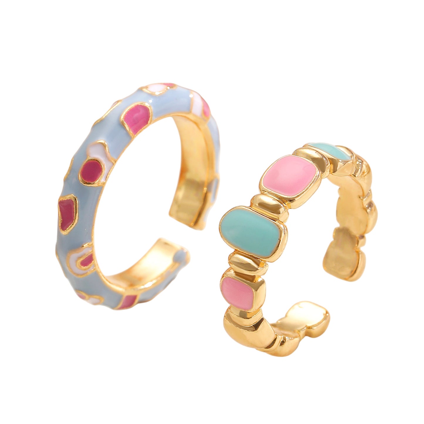 Niche Unique Western Style Geometric Cute Rings