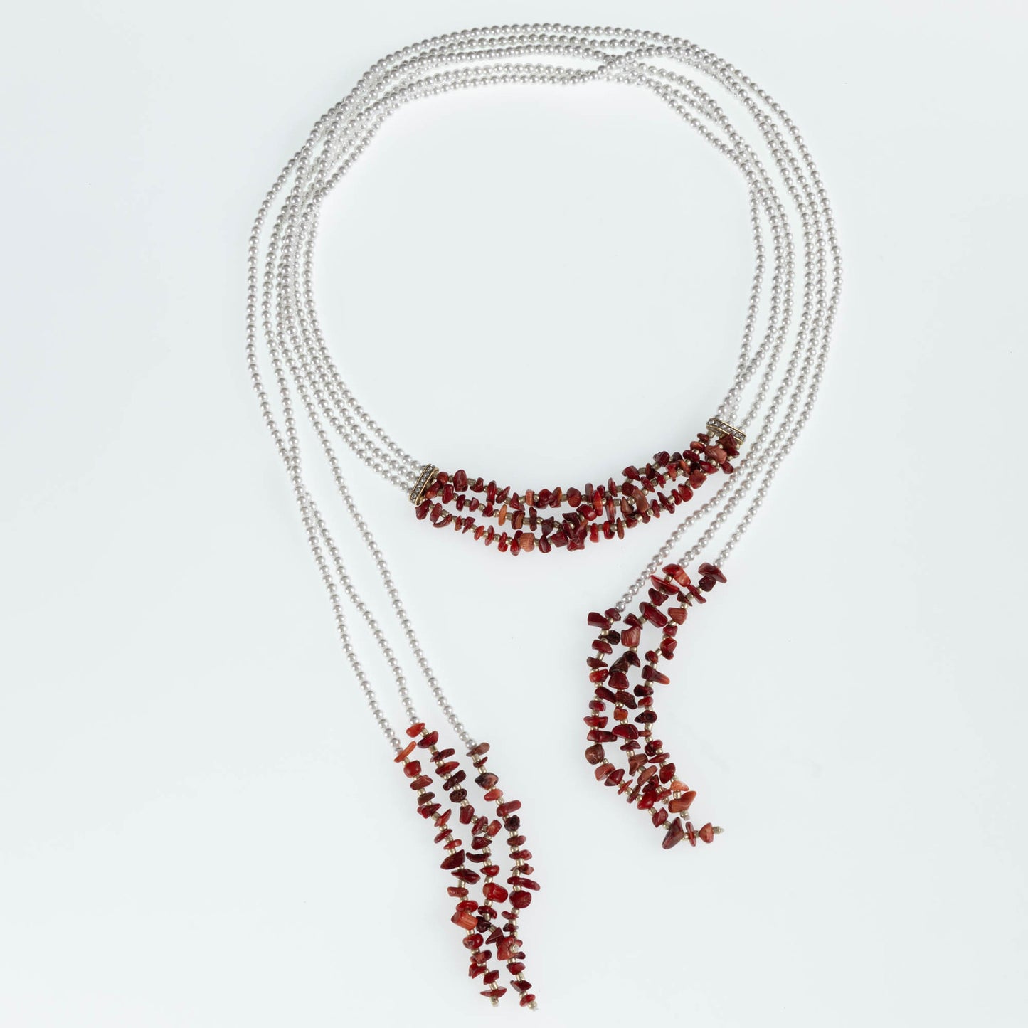 Women's Western Temperament Niche Design Collection Glass Necklaces