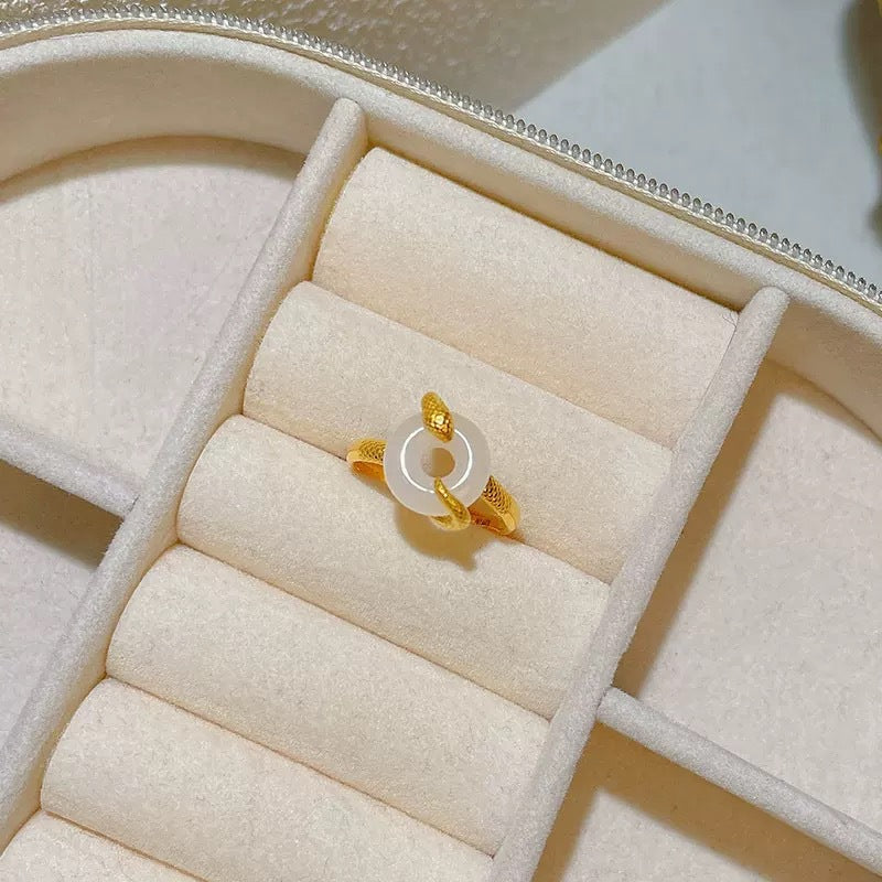 Snake Cord For Braiding Female Chinese Zodiac Rings