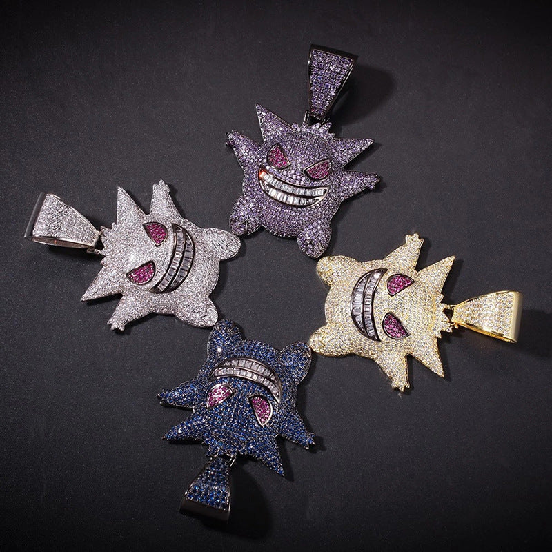 Personality Anime Elf Sweater Chain Pet Monster Necklaces