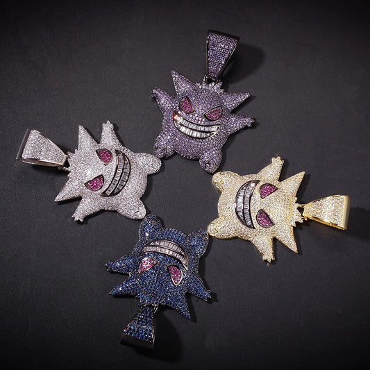 Personality Anime Elf Sweater Chain Pet Monster Necklaces