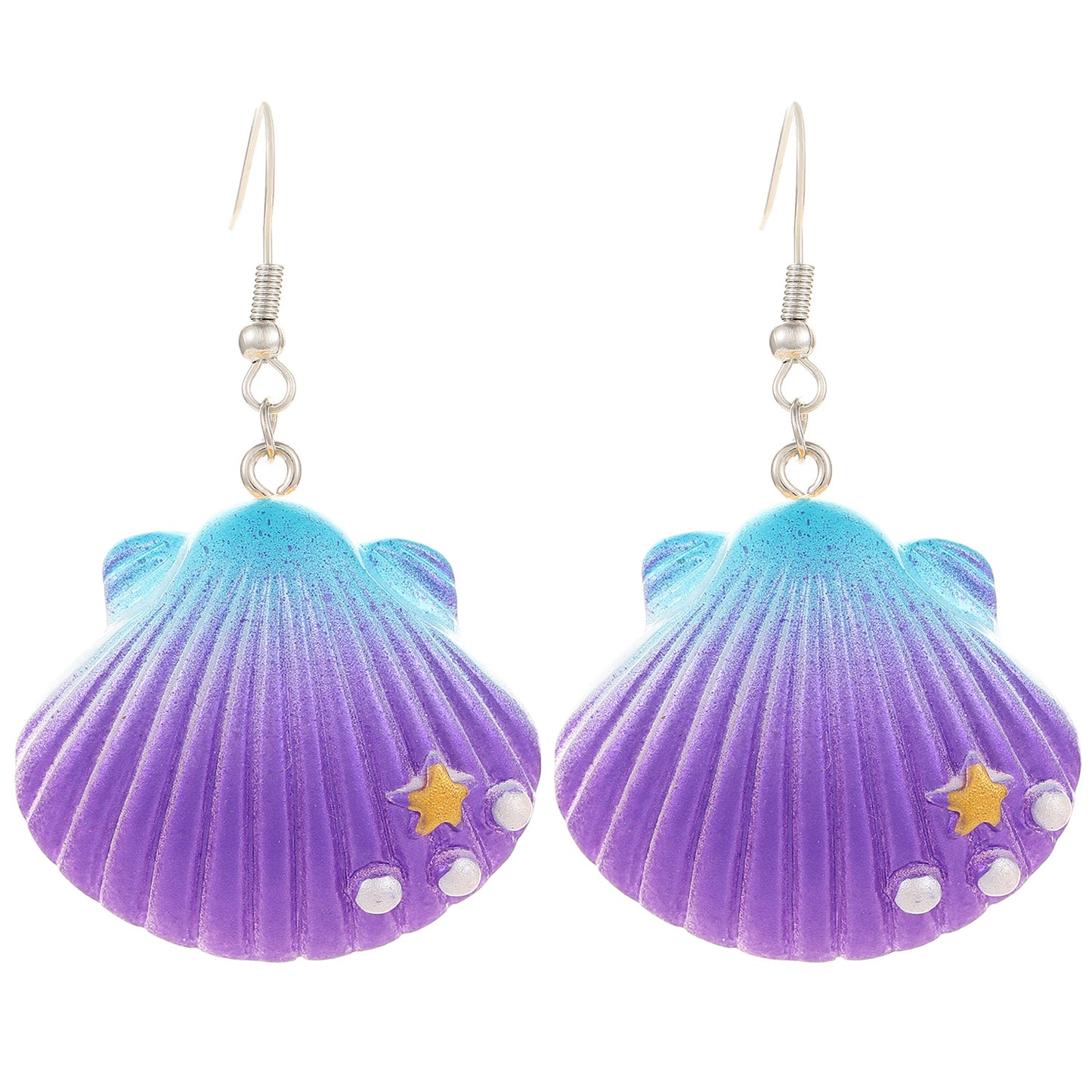 Starfish Spiral Pattern Ear Wind High Sense Ocean Jewelry Set