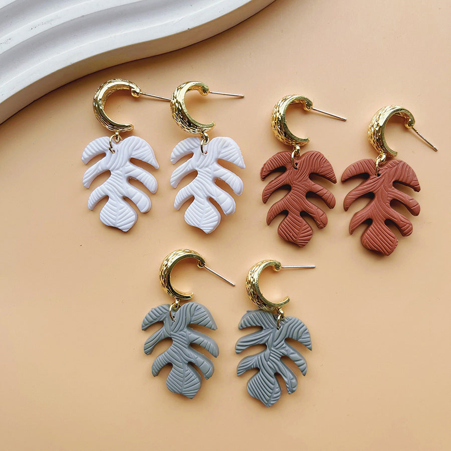 Seaside Beach Vacation Niche High-grade Handmade Earrings