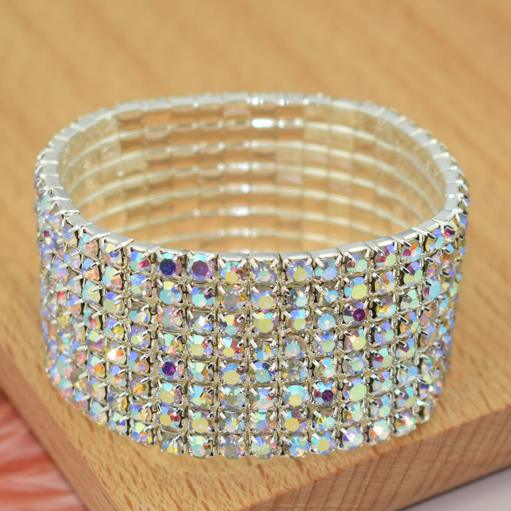 Bridal Ornament Rhinestone Exaggerated Korean Simple Bracelets