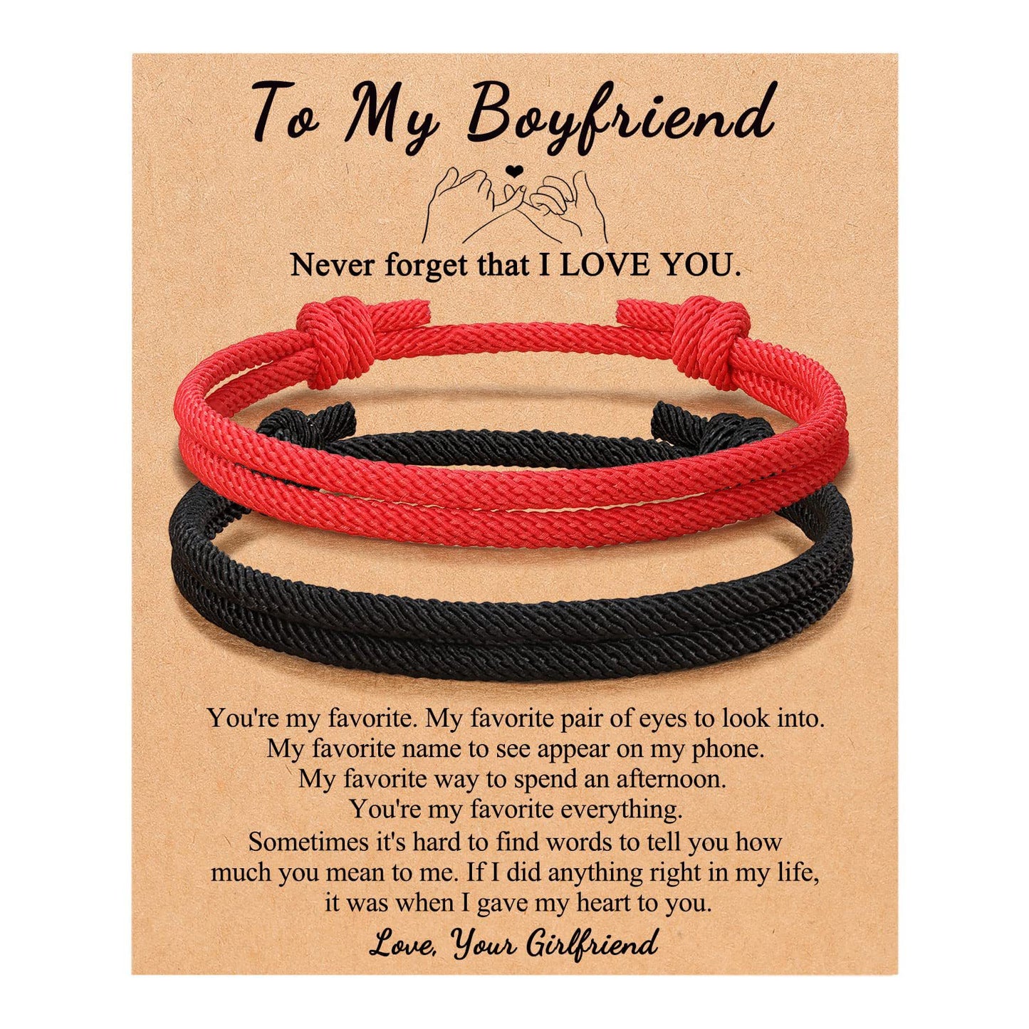 Strap Soul Mate Couple Valentine's Day Birthday Gift Bracelets